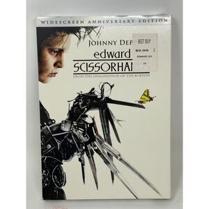 EDWARD SCISSORHANDS - Johnny Depp 25th Anniversary Widescreen DVD NEW/SEALED